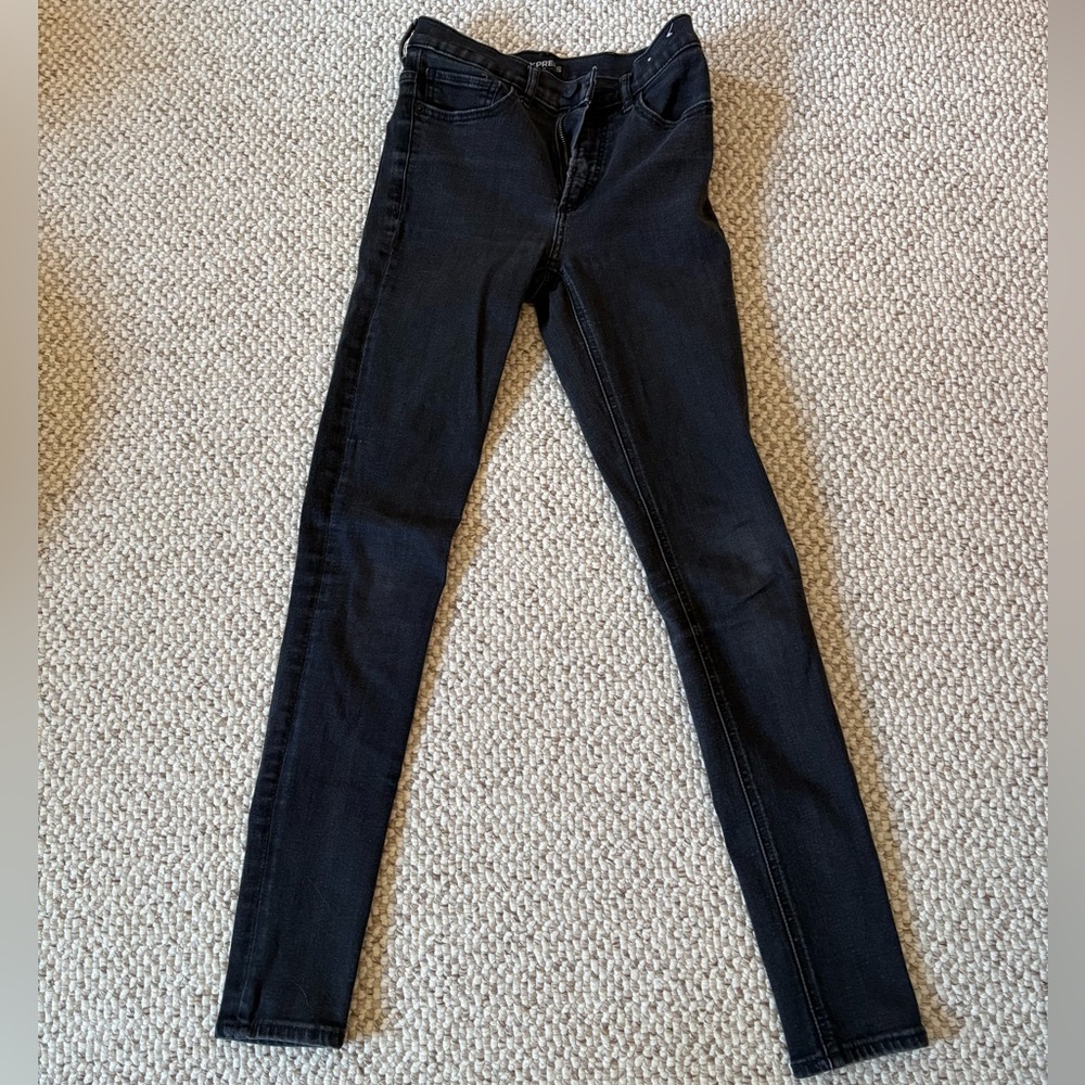 Express Women's Dark Denim Skinny Jeans